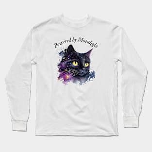 Witch's Black Cat Long Sleeve T-Shirt